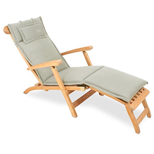 AU94: AUFLAGE FÜR DECKCHAIR 186 x 45 CM - TAUPE ( GRAU )