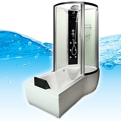 AcquaVapore DTP8050-A000L Wanne Duschtempel Badewanne Dusche Duschkabine 170x98, EasyClean Versiegelung der Scheiben:2K Scheiben Versiegelung +79.-EUR