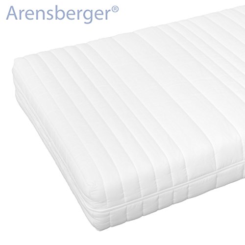 Arensberger ® 2572 11-Zonen Traumpur-20 Matratze RG30 mit Nanocell Kern, 90 x 190 x 20 cm, 110 kg