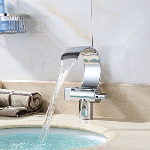 BONADE Elegant Fragezeichen Form Wasserhahn Waschtischarmatur Armatur Für Waschbecken Spüle Küche Bad