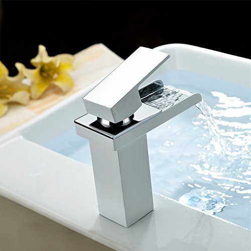Auralum® Einhebel Spültischarmatur Waschtischarmatur verchromt Armatur Mischbatterie Wasserhahn Waschbecken Waschtisch für Küche und Bad
