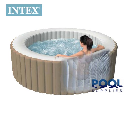 Intex Pure Spa Whirlpool de Luxe aufblasbar für 4 Personen. Komplettset