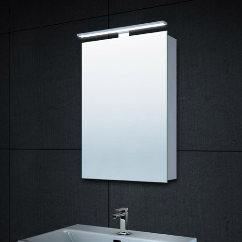 Lux-aqua Alu LED Beleuchtung Spiegelschrank Gäste-WC (40x60cm) MC4601