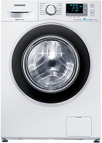 Samsung WF80F5EB Waschmaschine Frontlader/A+++ / 1400 UpM / 8 kg/Weiß / Smart Check Mengensensor/Digitaler Inverter Motor