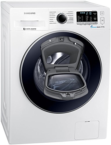 Samsung WW8EK5400UW/EG AddWash Waschmaschine FL/A+++ / 116 kWh/Jahr / 1400 UpM / 8 kg/Weiß / Add Wash/Smart Check/Digital Inverter Motor