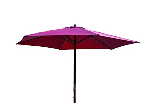 Sonnenschirm mit Holzpole 2,5m FSC zertifiziert