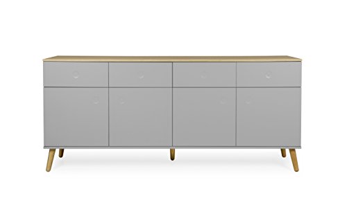 tenzo 1678-612 Dot Designer Sideboard Holz, 43 x 192 x 86 cm