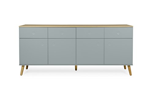 tenzo 1678-676 Dot Designer Sideboard Holz, 43 x 192 x 86 cm