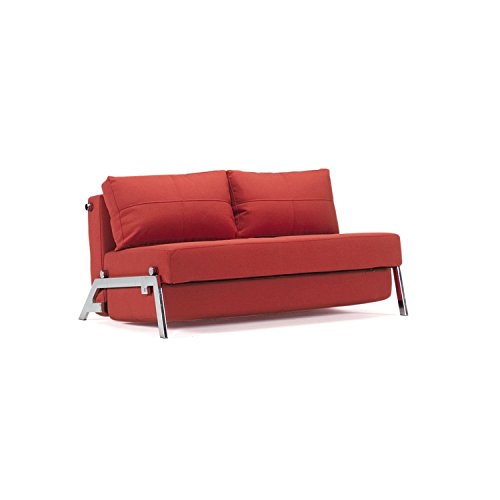 Innovation Schlafsofa Cubed Deluxe, Schlafcouch Funktionssofa rot