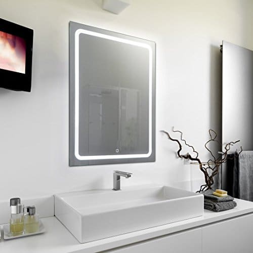 LED-Spiegel, Beleuchteter Badspiegel in verschiedenen Ausführungen 80x60 cm bis 120x70 cm