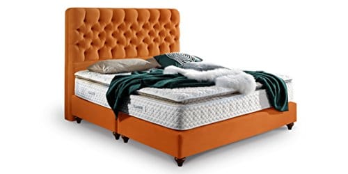 Boxspringbett Vegas Hotelbett Doppelbett Matratze Topper Modern Luxus Bett