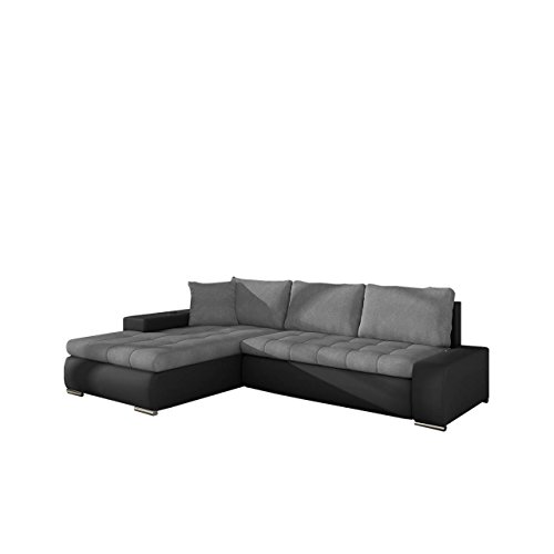 Mirjan24  Elegante Sofa Orkan Mini mit Schlaffunktion und Bettfunktion, Eckcouch Ecksofa mit Bettkasten, Couch L-Sofa Große Farbauswahl, Beste Qualität