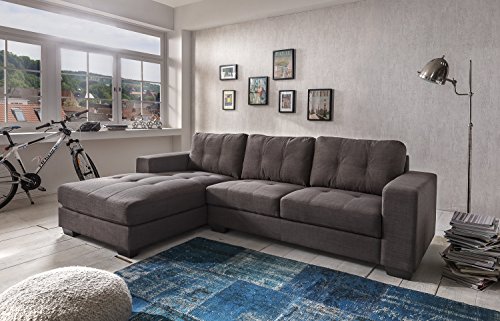 SAM® Ecksofa Garnitur Aviano Stoff-Polstergarnitur, Sofa im abgesteppten Design, pflegeleichte Oberfläche, sehr hoher Sitzkomfort