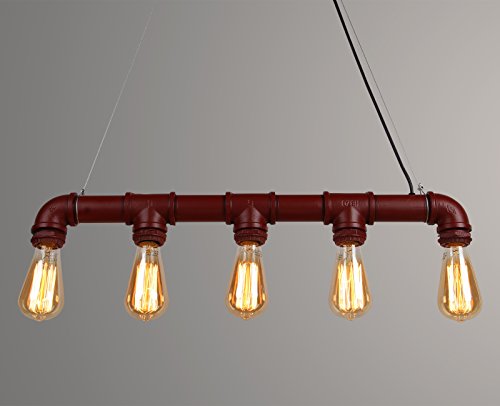 Buyee® Moderne Industrie Lighting Industrielle Edison ein Licht Eisen Body Shade Loft Coffee Bar Küchenhängependelleuchte Lampe