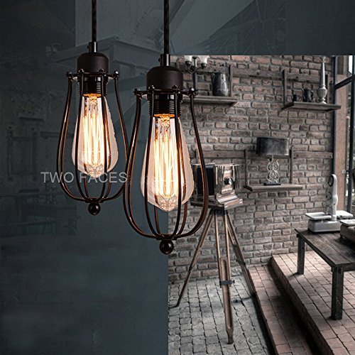 Buyee® Vintage Glühlampe Retro Industrie Edison Metall Schatten Deckenleuchte Hängelampe Fassung mit Leuchtmittel