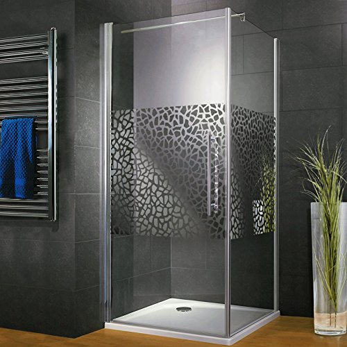 Duschkabine Dusche 90x90 Eckeinstieg Duschabtrennung Glas (ESG) Schulte