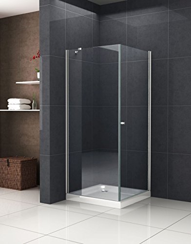 Duschkabine Deto-Fix 90 x 90 x 190 cm ohne Duschtasse