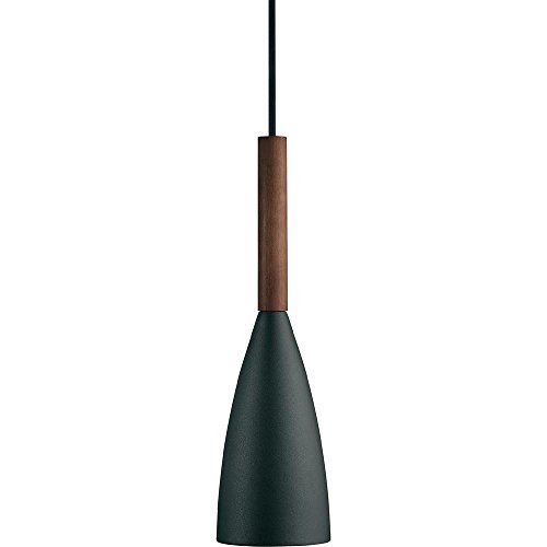 Nordlux 78283003 Pendelleuchte, Holz, E27, 35,5 cm, schwarz