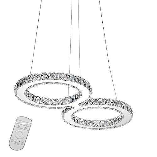 SAILUN 32W LED Kristall Design Hängelampe Deckenlampe Pendelleuchte Kreative Kronleuchter Kaltweiß/Warmweiß Lüster