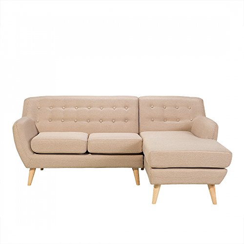 Sofa Beige - Couch - Ecksofa - Eckcouch - Polsterecke - MOTALA