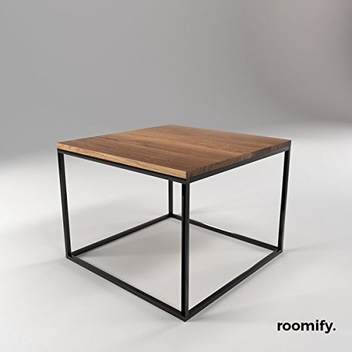 roomify Beistelltisch KUBE black 55x55 cm