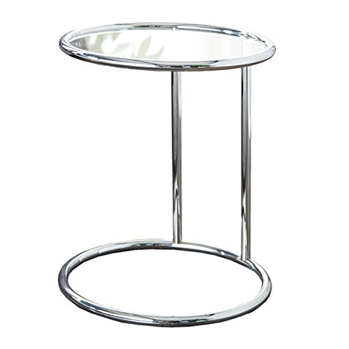 Design Beistelltisch Original Art Deco Couchtisch Glastisch Tisch mit Glasplatte