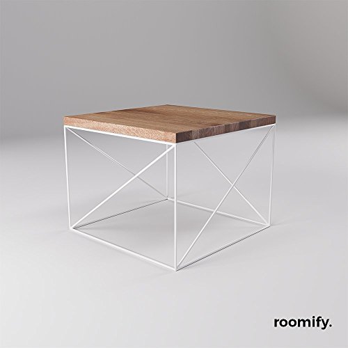 roomify Beistelltisch MUNIO white 55x55 cm