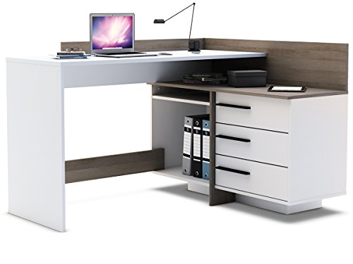 Eckschreibtisch Schreibtisch Arbeitstisch Bürotisch Computertisch "Thales"