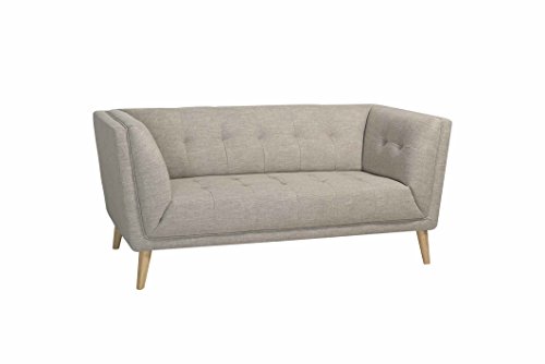 PKLine 2-Sitzer Sofa PRIM in beige Couch Couchgarnitur Wohnlandschaft Ledercouch