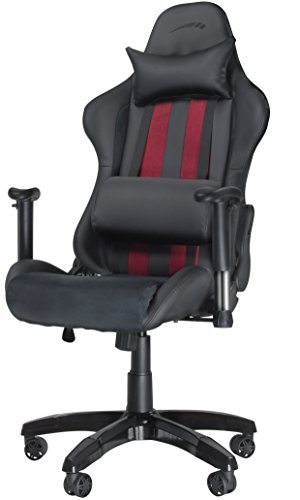 Speedlink SL-660000-BE Regger Gaming Stuhl (Kunstleder und Kunstwildleder, Rückenlehnenhöhe: Circa 81 cm)