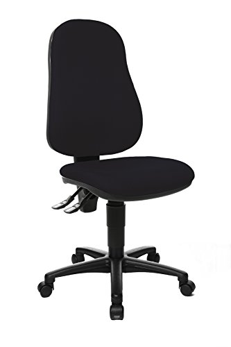 Topstar Point 60, Bürostuhl, Schreibtischstuhl, Stoff schwarz