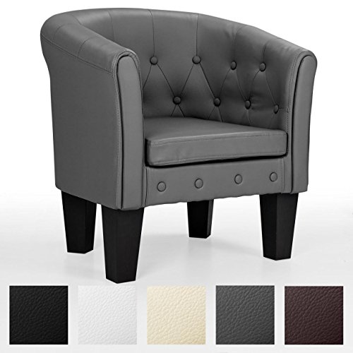 Homelux Clubsessel Loungesessel Cocktailsessel Chesterfield (L x B x T) 70 x 69 x 60 cm Farbwahl