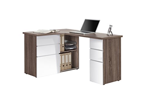 Schreibtisch Computertisch MAJA in verschiedenen Dekoren 145x76,6x101,5cm