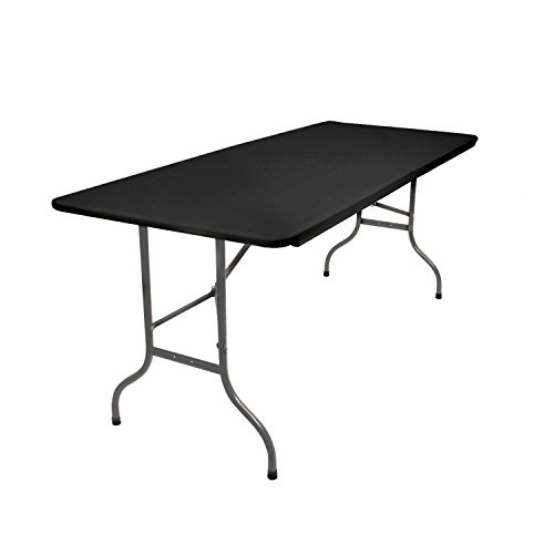 Vanage Klapptisch in grau/anthrazit - Gartentisch mit Kunststoff Tischplatte und Stahlgestell