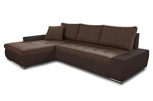 Ecksofa mit Schlaffunktion Aspen - Couch mit Bettkasten, Big Sofa, Sofagarnitur, Couchgarnitur, Polsterecke