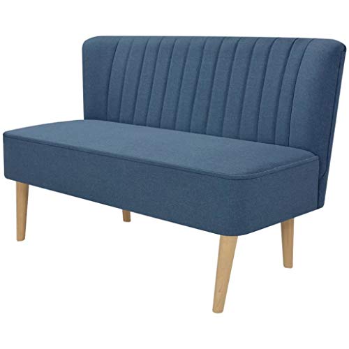 vidaXL Sofa 2-Sitzer Stoffsofa Loungesofa Couch Sitzmöbel Stoff mehrere Auswahl